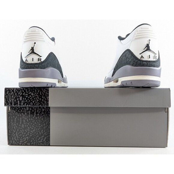 Air Jordan 3 Retro White Red Cement Grey – Size 13 CT8532-106 - NIB main image 15